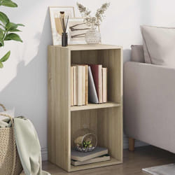 Libreria 5 Ripiani Rovere Sonoma 40x30x76,5cm Legno Multistrato Vidaxl 61424