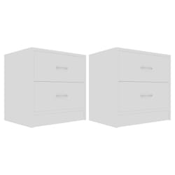 VidaXL 801036 comodino Bianco