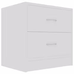 VidaXL 801036 comodino Bianco