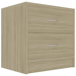 VidaXL 801041 comodino Quercia