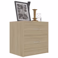 VidaXL 801041 comodino Quercia