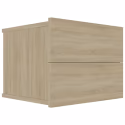 vidaXL Comodini 2 pz Rovere Sonoma 40x30x30 cm in Legno Multistrato - Vista aggiuntiva 3