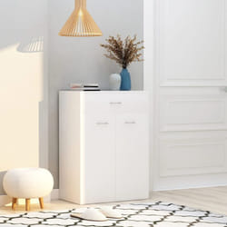Scarpiera Bianca 60x35x84 cm in Legno Multistrato