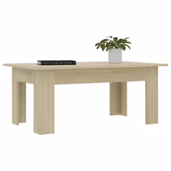 vidaXL Tavolino da Salotto Rovere Sonoma 100x60x42cm Legno Multistrato - Vista aggiuntiva 3