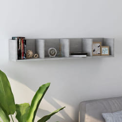 Scaffale ideale per qualsiasi stanza con 4 scomparti disponibili in vari colori colore : Cemento