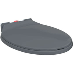 Copriwater Chiusura Ammortizzata Sgancio Rapido Ovale vari colori colore : Grigio