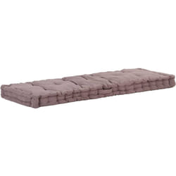 Cuscino per Pallet, Comodo Cuscino per sgabello e Pavimento in Cotone 120x40x7 cm Talpa Vidaxl 3707
