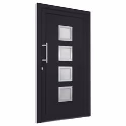 vidaXL Porta di Ingresso Antracite 98x190 cm - Vista aggiuntiva 3