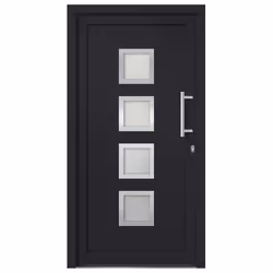 vidaXL Porta di Ingresso Antracite 108x200 cm - Vista aggiuntiva 3