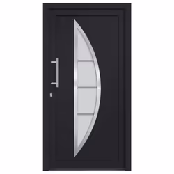 vidaXL Porta di Ingresso Antracite 98x208 cm - Vista aggiuntiva 3