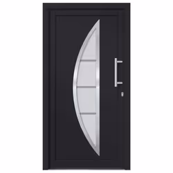 vidaXL Porta di Ingresso Antracite 98x208 cm - Vista aggiuntiva 3