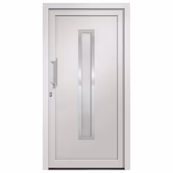 vidaXL Porta di Ingresso Bianca 98x208 cm - Vista aggiuntiva 3