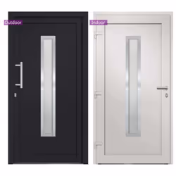 vidaXL Porta di Ingresso Antracite 108x208 cm - Vista aggiuntiva 3