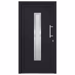 vidaXL Porta di Ingresso Antracite 108x208 cm - Vista aggiuntiva 3