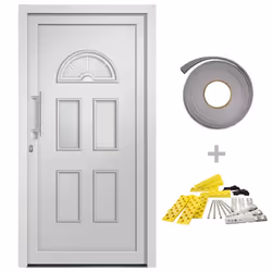 Porta di Ingresso Bianca 88x200 cmcod mxl 119278 - Vista aggiuntiva 2