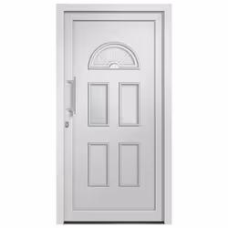 vidaXL Porta di Ingresso Bianca 98x208 cm - Vista aggiuntiva 3