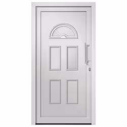 vidaXL Porta di Ingresso Bianca 110x210 cm - Vista aggiuntiva 3