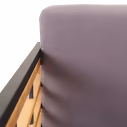 VidaXL 46508 sedia da esterno Terrazzo Seduta imbottita Legno di acacia, Poliestere, Acciaio Grigio - Vista aggiuntiva 6