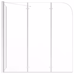 vidaXL Cabina da Bagno 120x69x130 cm in Vetro Temperato Trasparente - Vista aggiuntiva 3