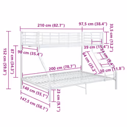 VidaXL 287903 rete a doghe - Vista aggiuntiva 8