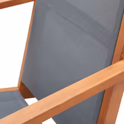 VidaXL 48695 sedia da esterno Terrazzo Seduta imbottita Eucalipto Grigio - Vista aggiuntiva 6