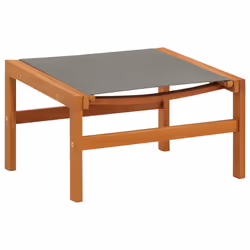 VidaXL 48698 sedia da esterno Terrazzo Eucalipto Grigio - Vista aggiuntiva 6
