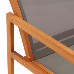 VidaXL 48698 sedia da esterno Terrazzo Eucalipto Grigio - Vista aggiuntiva 8