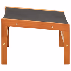 VidaXL 48700 sedia da esterno Terrazzo Eucalipto Nero - Vista aggiuntiva 7