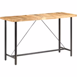 Il nostro tavolo da bar in legno presenta un aspetto industriale, che lo rende un'aggiunta distintiva alla vostra cucina o sa ...