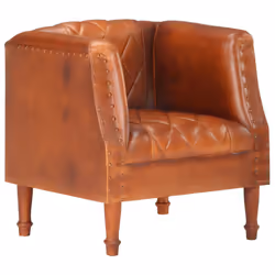 VidaXL 286616, Pelle, Marrone, 600 mm, 570 mm, 640 mm