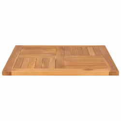 Piano del Tavolo in Legno Massello di Teak 70x70x2,5 cmcod mxl 130946 - Vista aggiuntiva 3