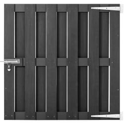 Cancello da Giardino in wpc 100x100 cm Grigio Vidaxl 7081