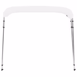 Bimini di Prua con Tendalino a 4 Archi Bianco 243x210x137 cmcod mxl 80081 - Vista aggiuntiva 3