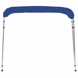 Bimini di Prua con Tendalino a 4 Archi Blu 243x180x137 cmcod mxl 130955 - Vista aggiuntiva 3
