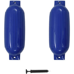 Paraurti per Gommone 2 pz Blu 69x21,5 cm in PVC vidaXL22452