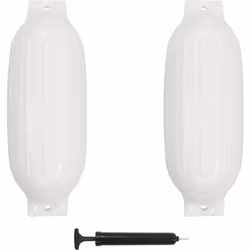 Questo paraurti bianco per gommone, con una dimensione di 69 x 21,5 cm, ha un design liscio con finitura lucida. Offre la mas ...