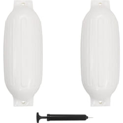 Vidaxl - Paraurti per Gommone 2 pz Bianchi 69x21,5 cm in pvc 637548