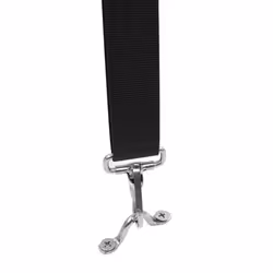 VidaXL Bimini Top Straps tracolla Poliestere, Acciaio inox Nero - Vista aggiuntiva 5