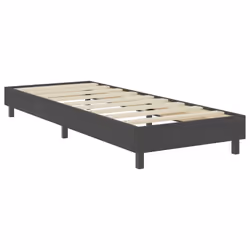 vidaXL Letto a Molle Grigio in Tessuto 100x200 cm - Vista aggiuntiva 3