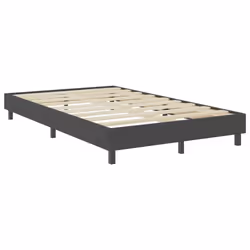 vidaXL Letto a Molle Grigio in Tessuto 120x200 cm - Vista aggiuntiva 3