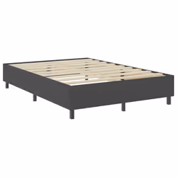 vidaXL Letto a Molle Grigio in Tessuto 160x200 cm - Vista aggiuntiva 3