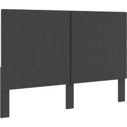 Testiera Letto, Schienale del letto Grigio Scuro in Tessuto 140x200 cm Vidaxl