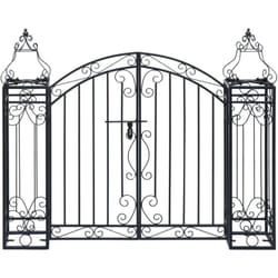 Vidaxl - Cancello Ornamentale da Giardino Ferro Battuto vari dimensioni dimensioni : 122 x 20.5 x 100 cm