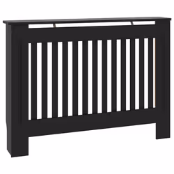 Copertura per Radiatore Nera 112x19x81,5 cm in MDFcod mxl 97245 - Vista aggiuntiva 2