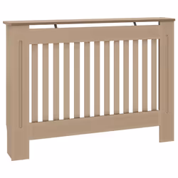 vidaXL Copertura per Radiatore 112x19x81,5 cm in MDF - Vista aggiuntiva 2