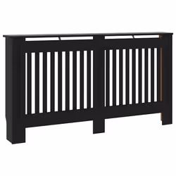 Copertura per Radiatore Nera 152x19x81,5 cm in MDFcod mxl 80769 - Vista aggiuntiva 2