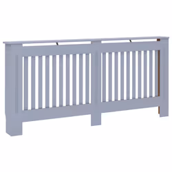 vidaXL Copertura per Radiatore Antracite 172x19x81,5 cm in MDF - Vista aggiuntiva 2