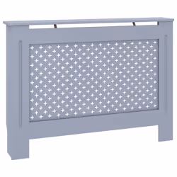 vidaXL Copertura per Radiatore Antracite 112x19x81 cm in MDF - Vista aggiuntiva 2