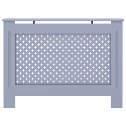 vidaXL Copertura per Radiatore Antracite 112x19x81 cm in MDF - Vista aggiuntiva 3
