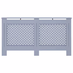 vidaXL Copertura per Radiatore Antracite 152x19x81 cm in MDF - Vista aggiuntiva 3